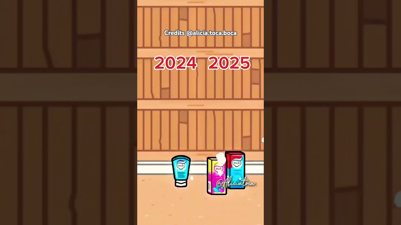 2024 vs 2025 💞 toca Boca is so different and only one year apart 💕 which one do you like more?