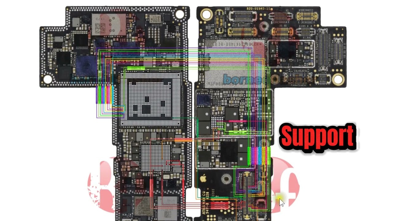 Iphone 12 Pro max Lcd light ways Lcd ways Mic Speaker buzzer