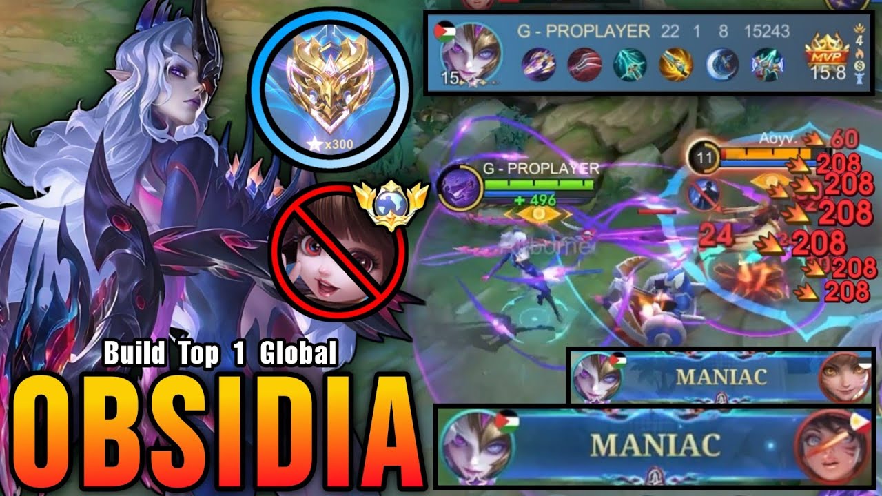 Наконец-то 300 звёзд!! Суперкерри Obsidia 2x MANIAC с 22 убийствами — создайте топ-1 в мире Obsid...