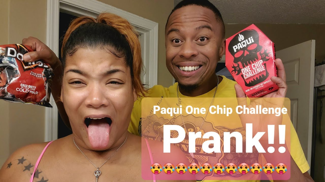PAQUI -ONE CHIP CHALLENGE PRANK ON FIANCEE !!!! MUST WATCH!!!!!