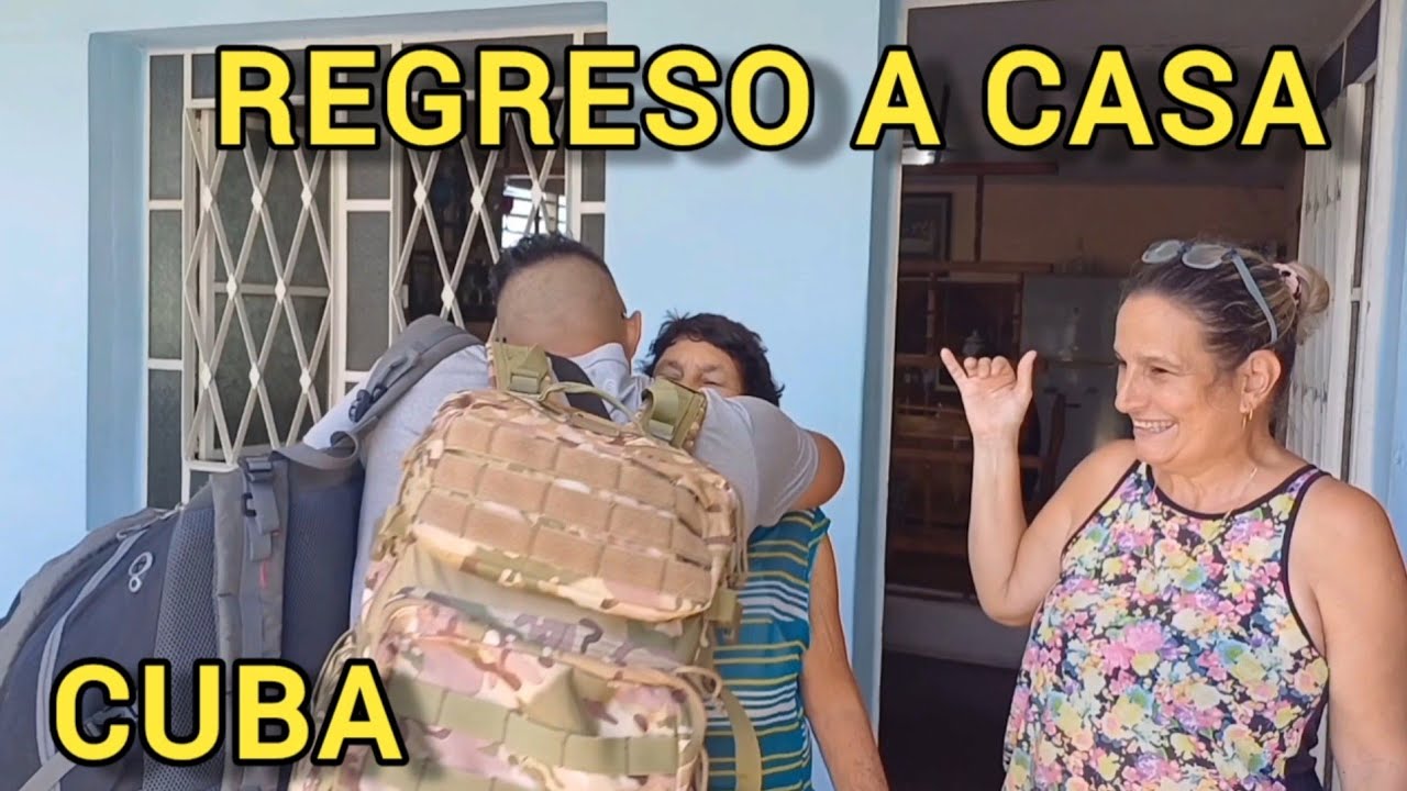 Regreso a casa en Cuba después de algún tiempo. Así me recibieron.
