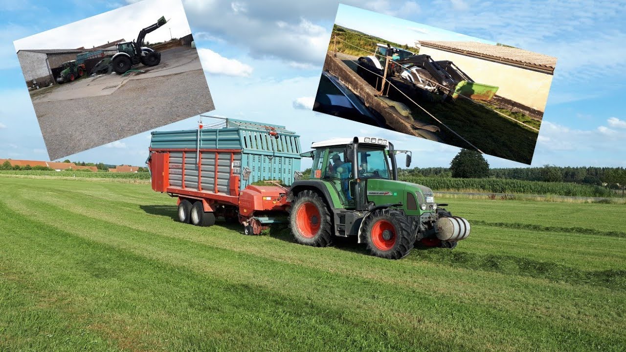 3. Schnitt einfahren mit Fendt, Mengele und Valtra 2k18