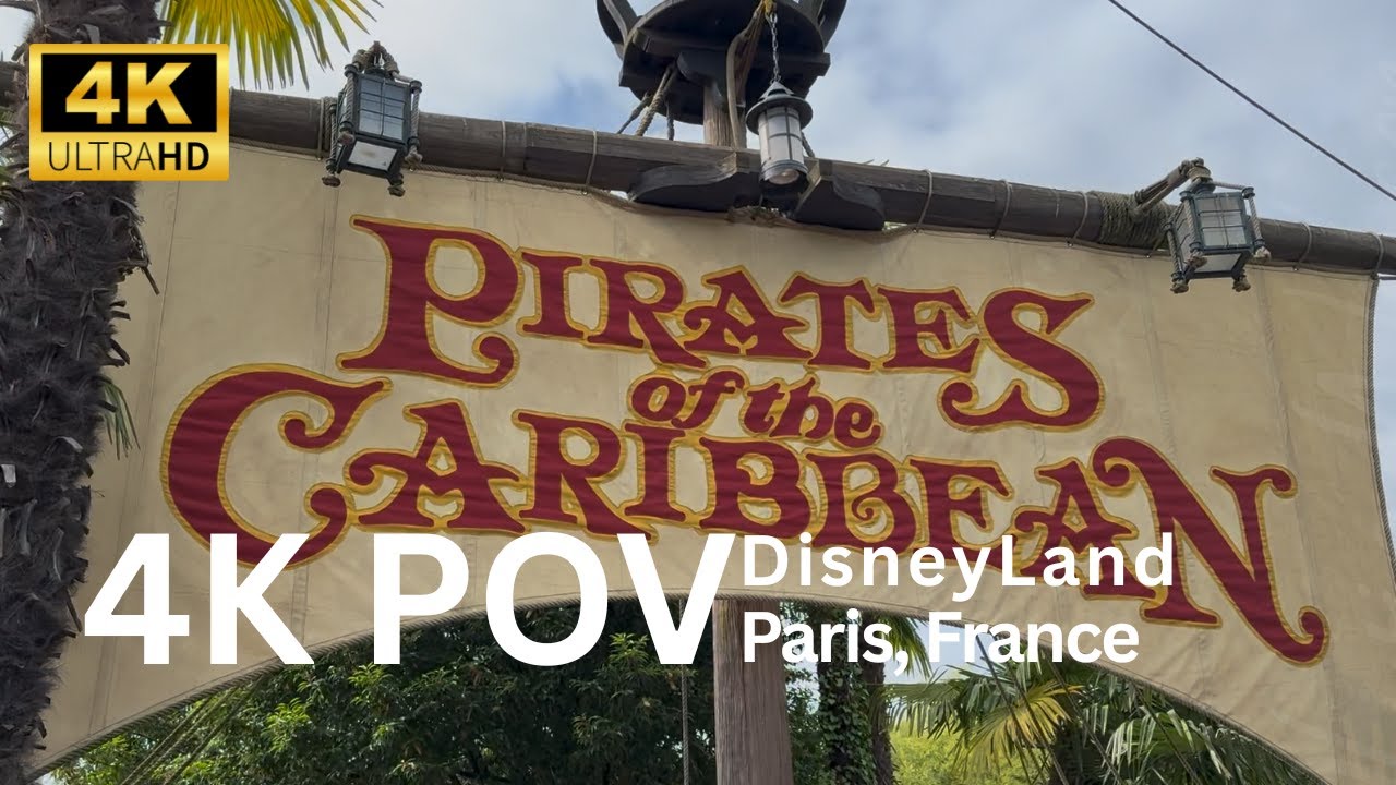 Pirates of the Caribbean | Disneyland Paris POV 4K