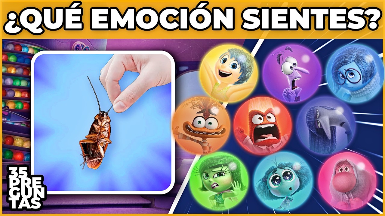 ¿QUÉ EMOCIÓN SIENTES? | 😨🤬🤢 INTENSAMENTE 2 | Elige una emoción 🐵
