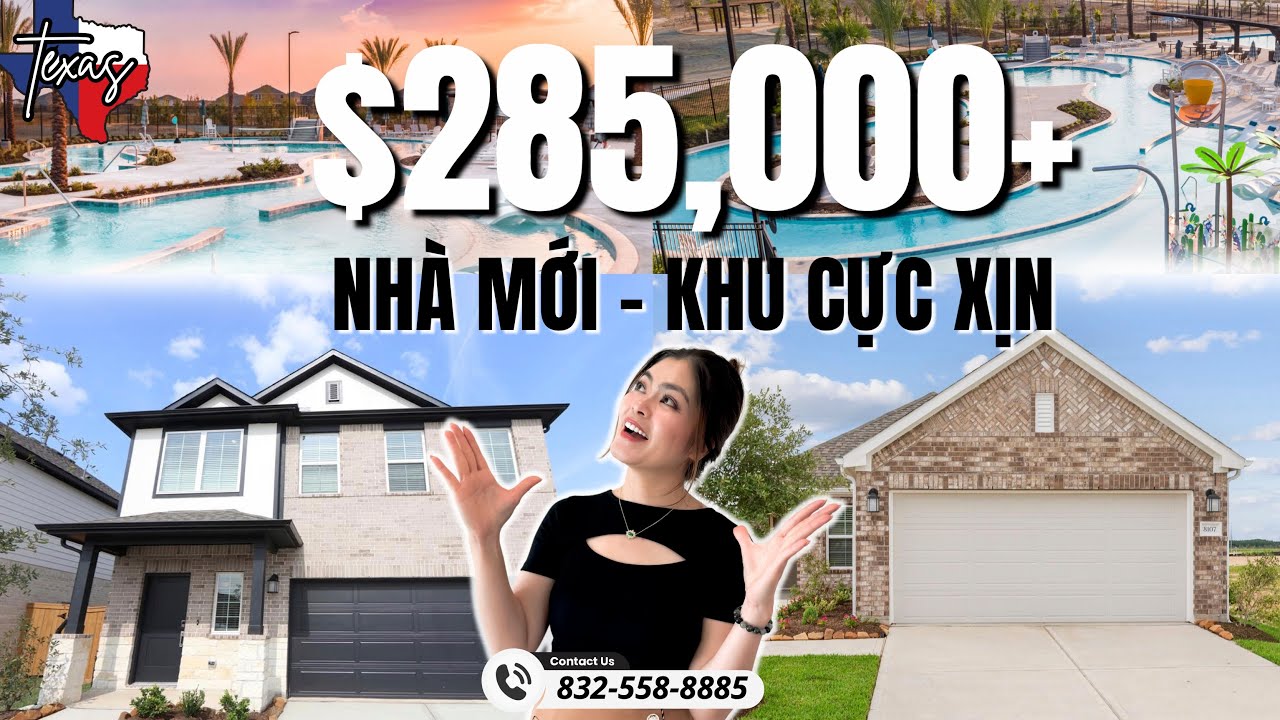 🔥GIẢM còn $285k 😱 | Nhà Mới Khu Cực Xịn tại Cypress, Texas | Nhà Đẹp Hoa Kỳ