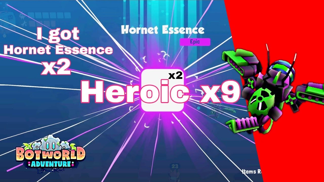 BOTWORLD ADVENTURE gameplay - MOLTEN ROCK Heroic x9 I got 2 Hornet Essence