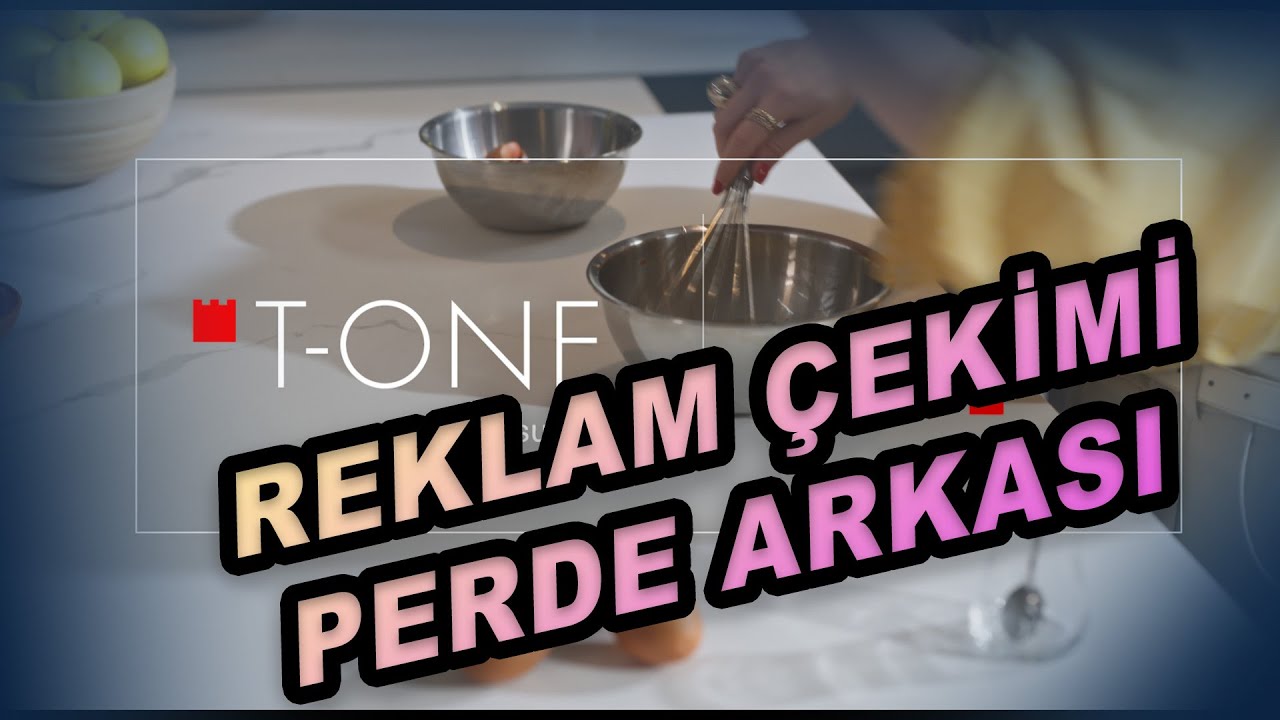 REKLAM ÇEKİMİ NASIL GERÇEKLEŞİYOR VLOG (T-ONE MUTFAĞIN RİTMİ)