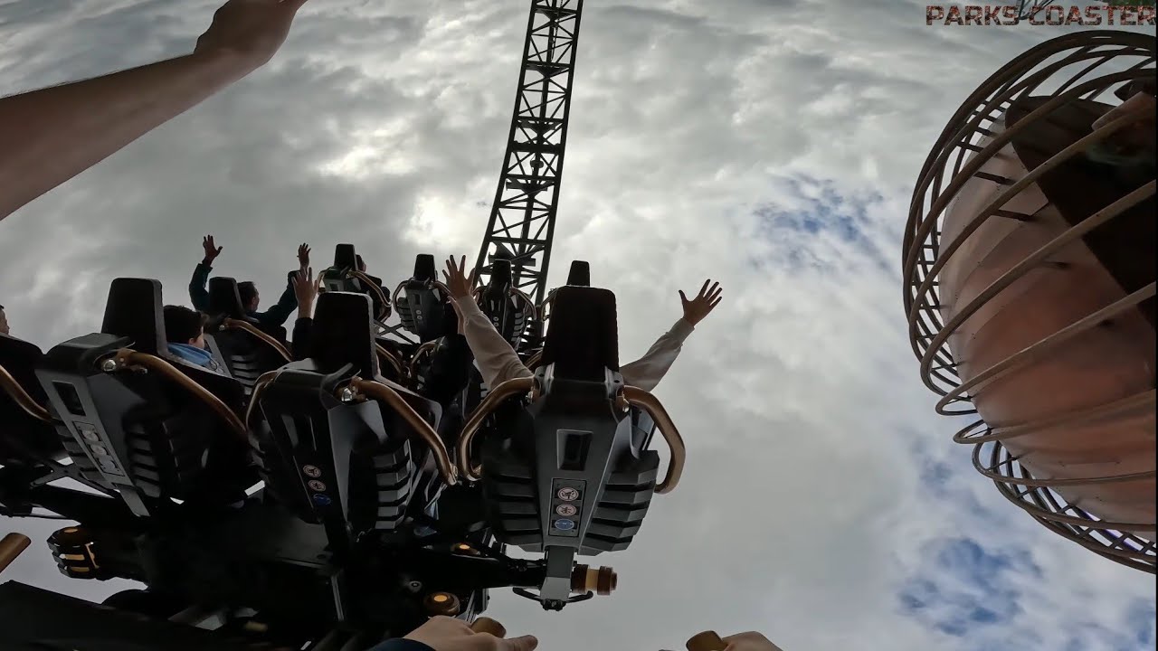 Europa Park: Voltron Nevera Onride/Offride (Mack Stryker Coaster) (Back Row) 2024 4K