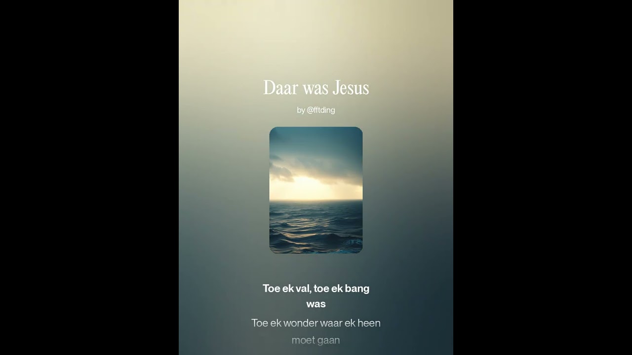 Daar was Jesus