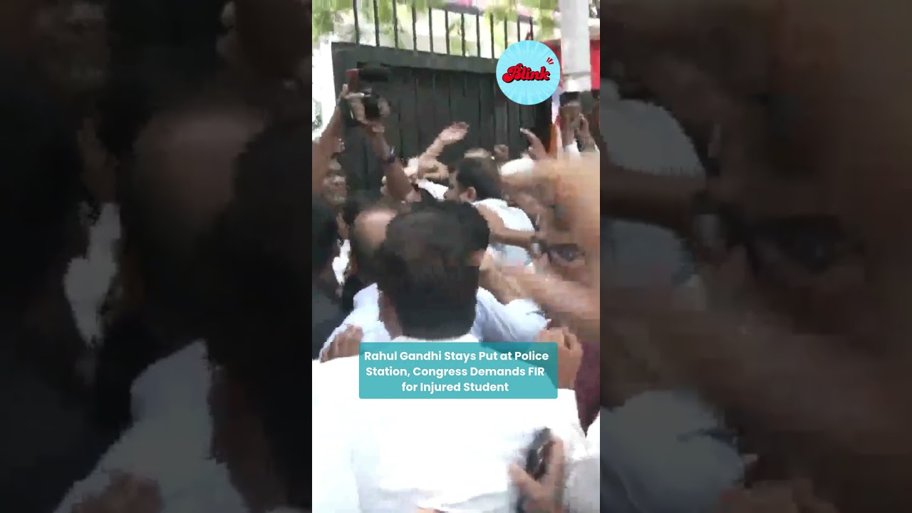 Rahul Gandhi Stays at Parliament Street Police Station, Demands FIR for Injured Student Sahil Lochav