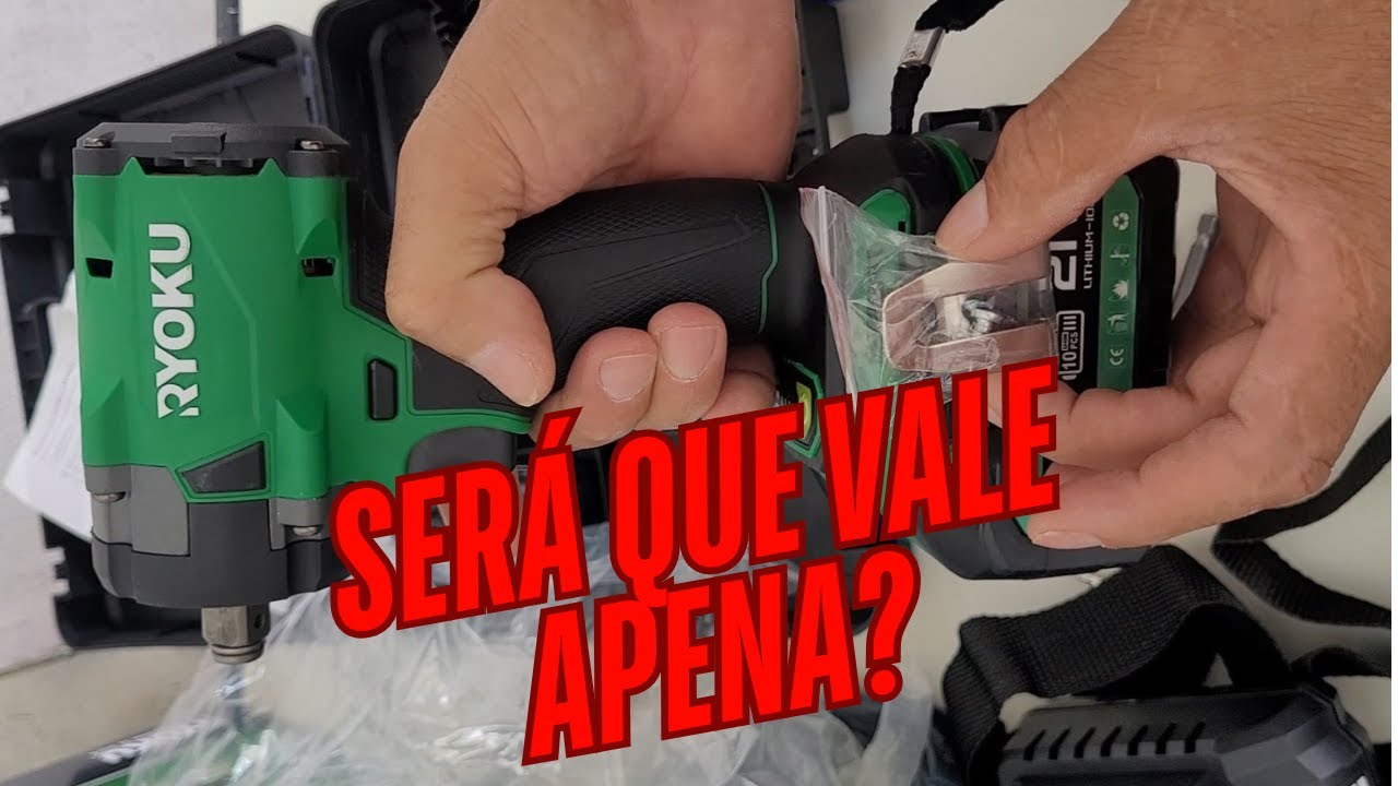 MAQUINA PARAFUSADEIRA IMPACTO RYOKU