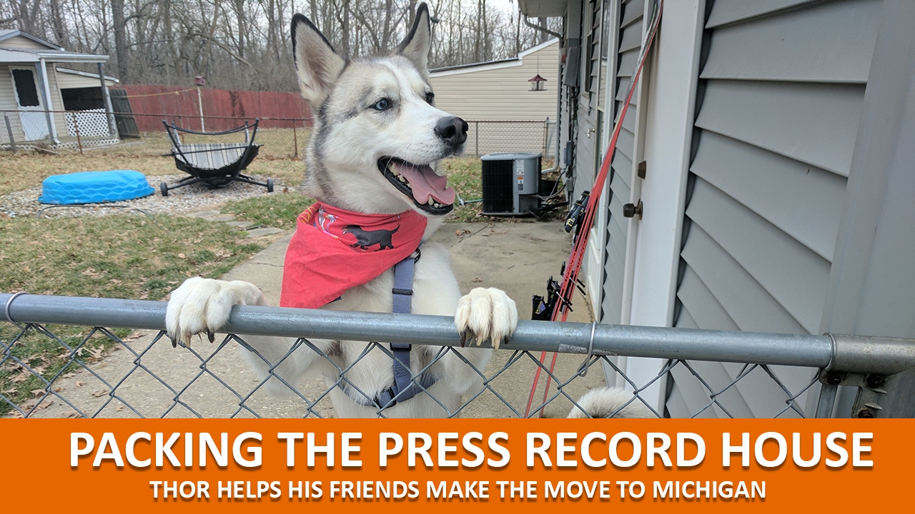 PACKING UP THE PRESS RECORD HOUSE | Thor helps his friends move to Michigan