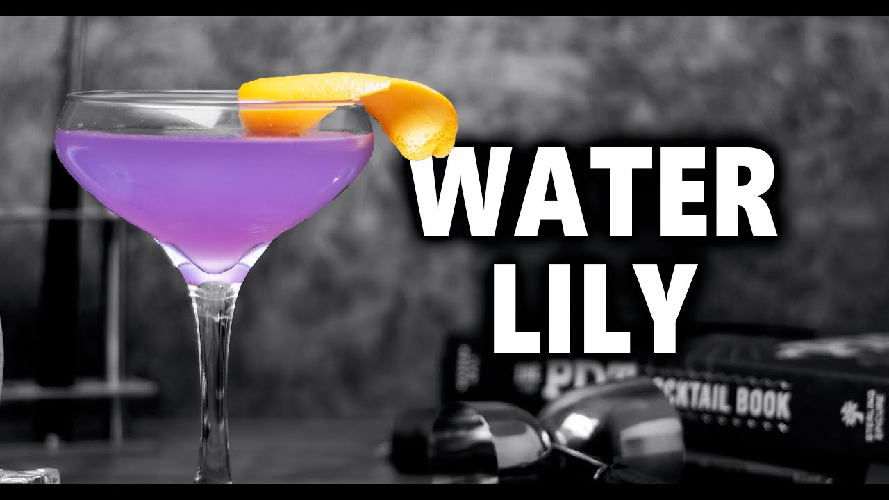 How To Make A Water Lily Cocktail | Booze On The Rocks