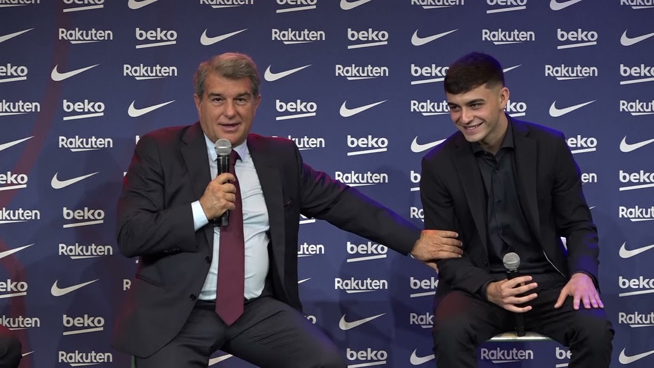 La Liga| Barcelona president Laporta inadvertently calls Pedri 