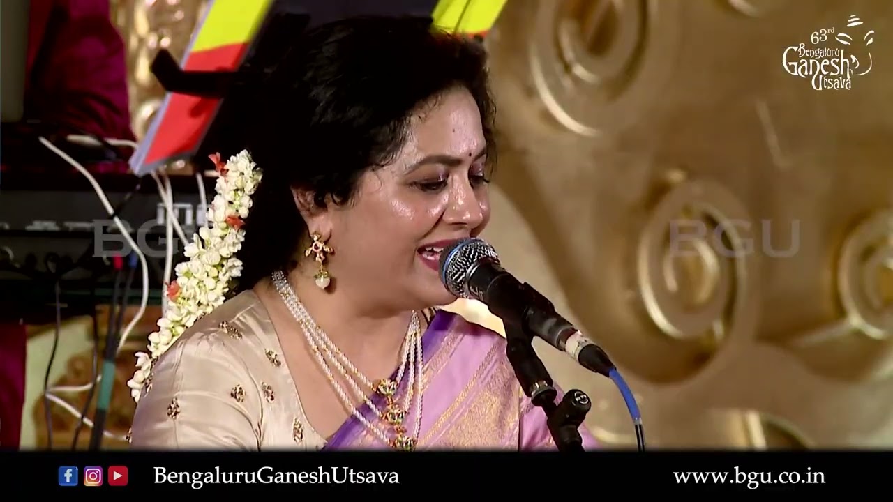 GARUDA GAMANA TAVA | Sunitha Upadrasta | Bhakti Sangeetha Concert |63rd Bengaluru Ganesh Utsava 2025