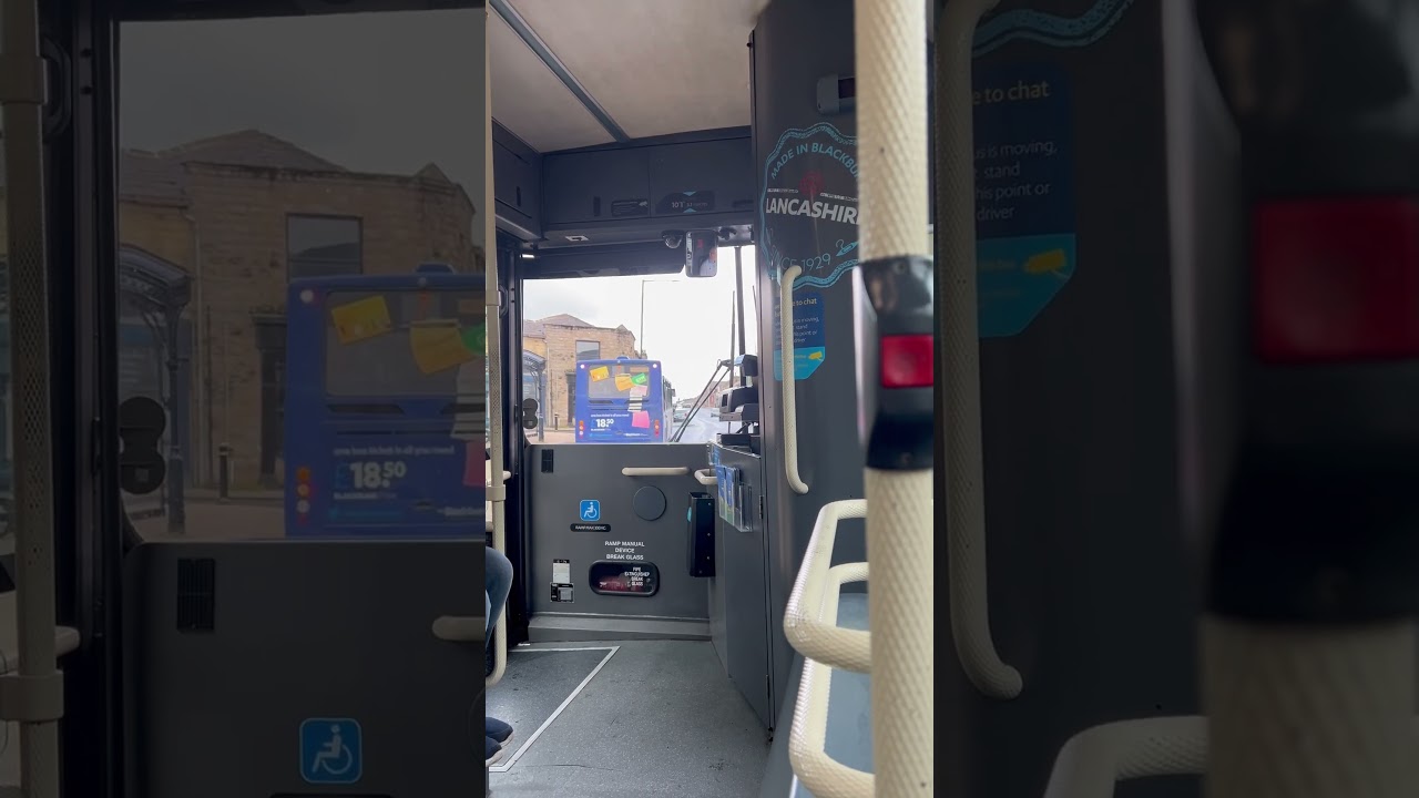 Onboard Blackburn Bus Company Volvo B10BLE Wright Renown on the 4 route from Leyburn road. Farewell