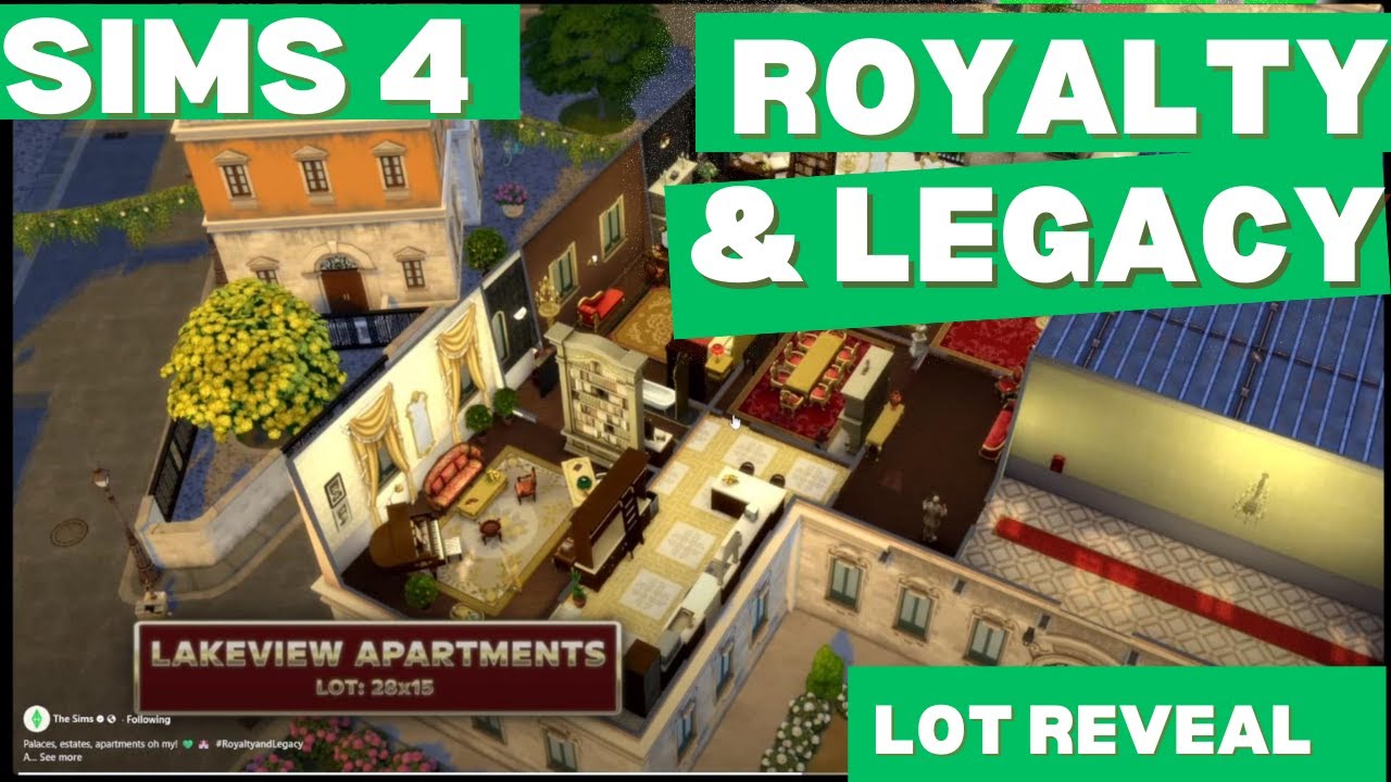 The Sims 4: Royalty and Legacy| Lots Reveal