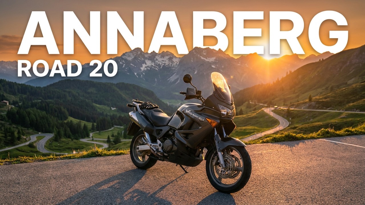 Honda Varadero 1000. Pure Sound. Road 20, Annaberg, Lower- Austria. 4k-30fps