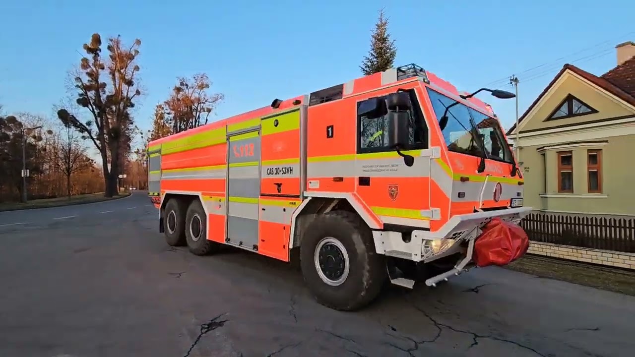 Działania służb podczas pożaru cystern z benzolem w Czechach!