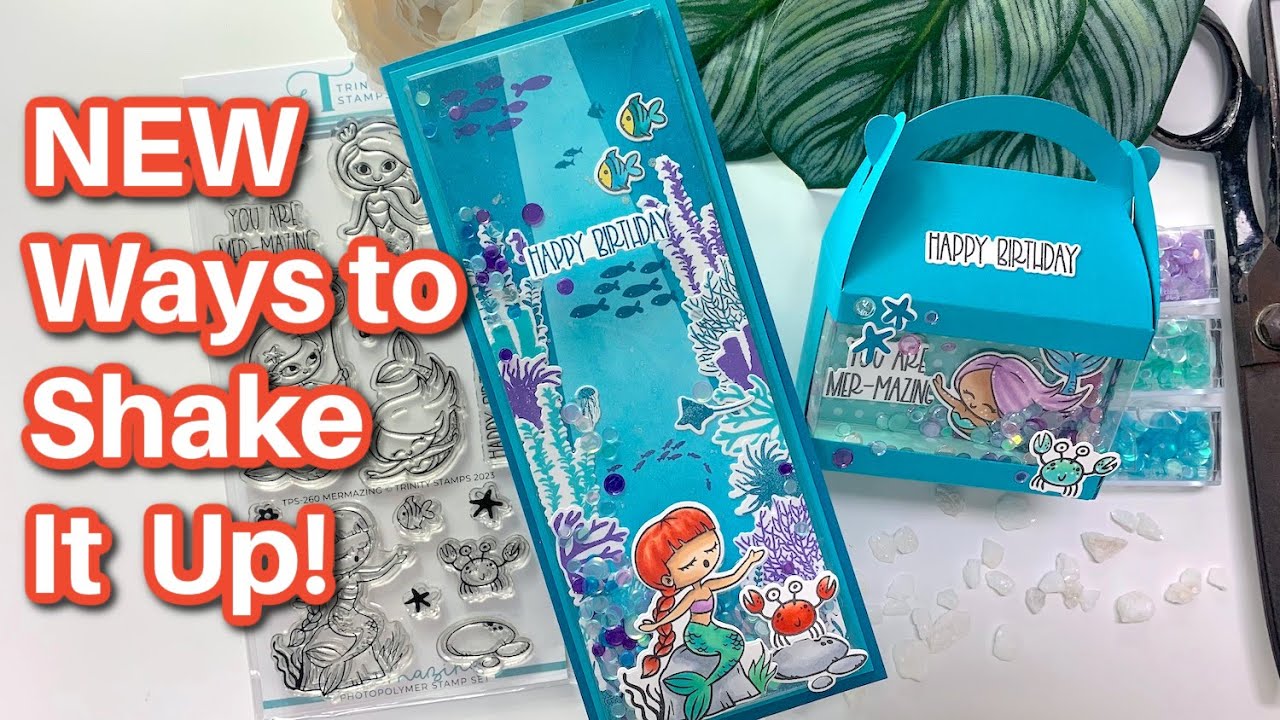 Shaker Pouches and Treat Box!  with Trinity Stamps June 2023 Release and Hop