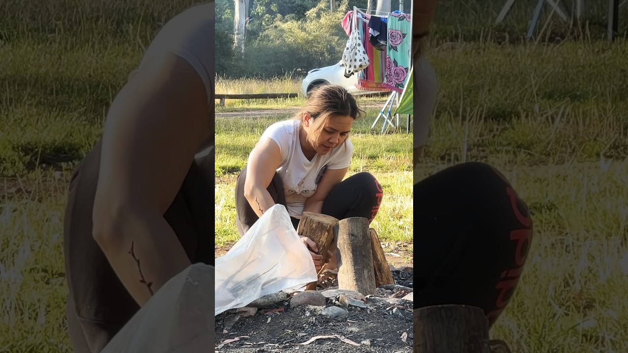 Loves making fires #pinayvlogger🇦🇺
