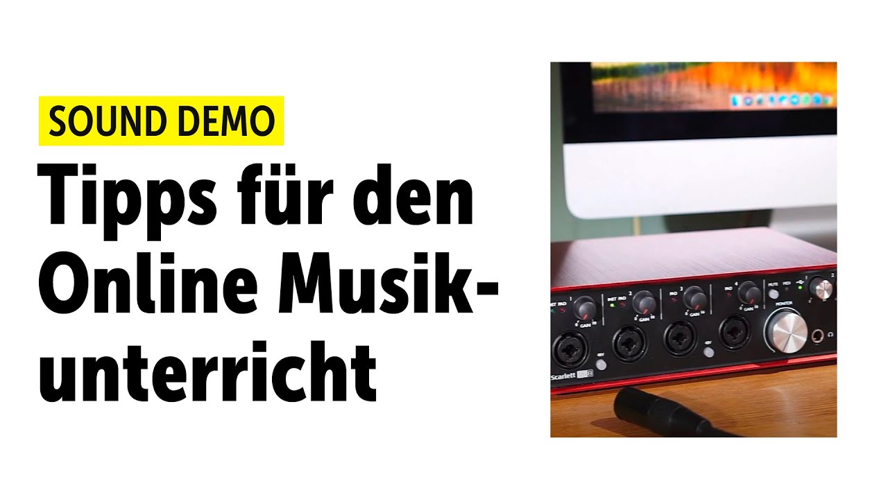 Tipps zu Hardware und Software für den Online-Musikunterricht