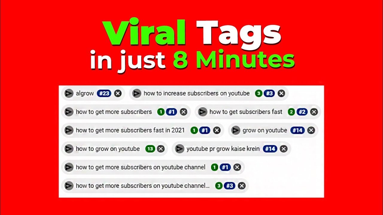 How to Find Best VIRAL TAGS for YouTube Video🔥| Search Viral Tags without Google Ads Keyword Planner
