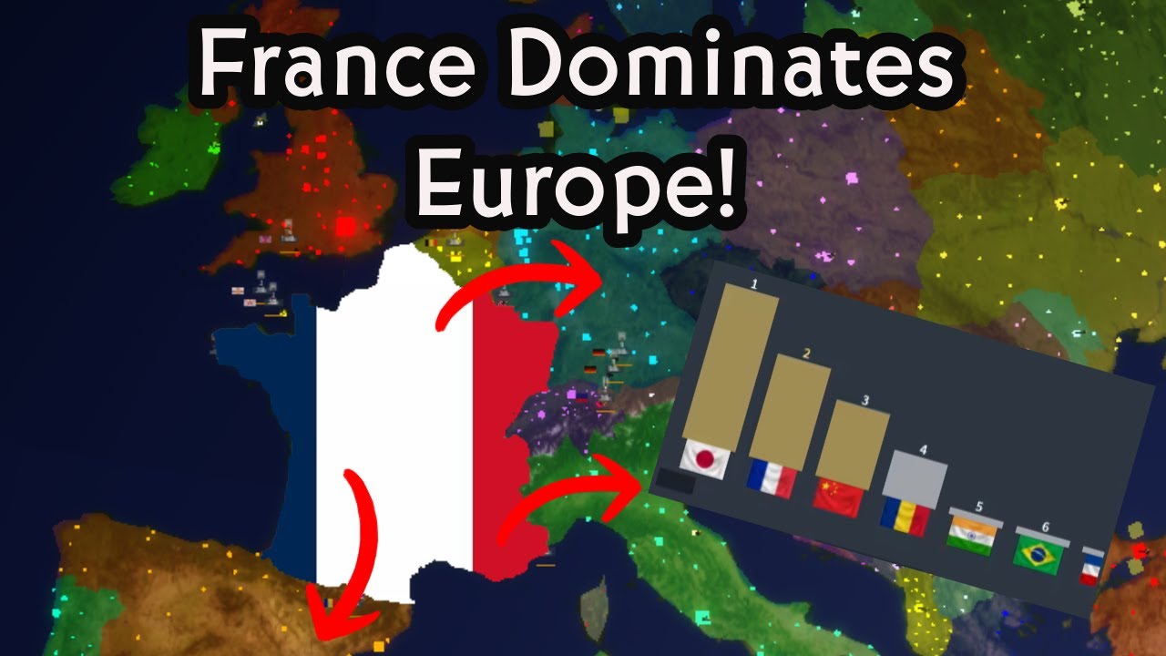 France dominates Europe in Roblox rise of Nations!