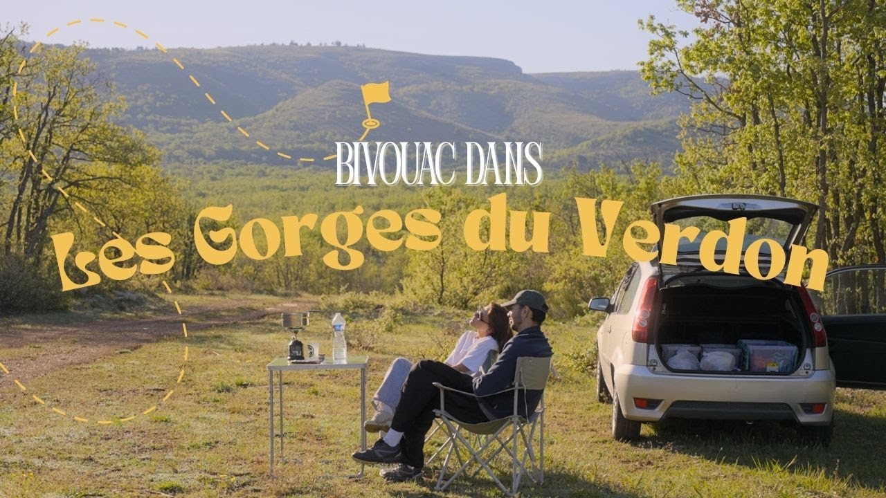 Notre PREMIER bivouac dans les Gorges du Verdon (zéro budget)