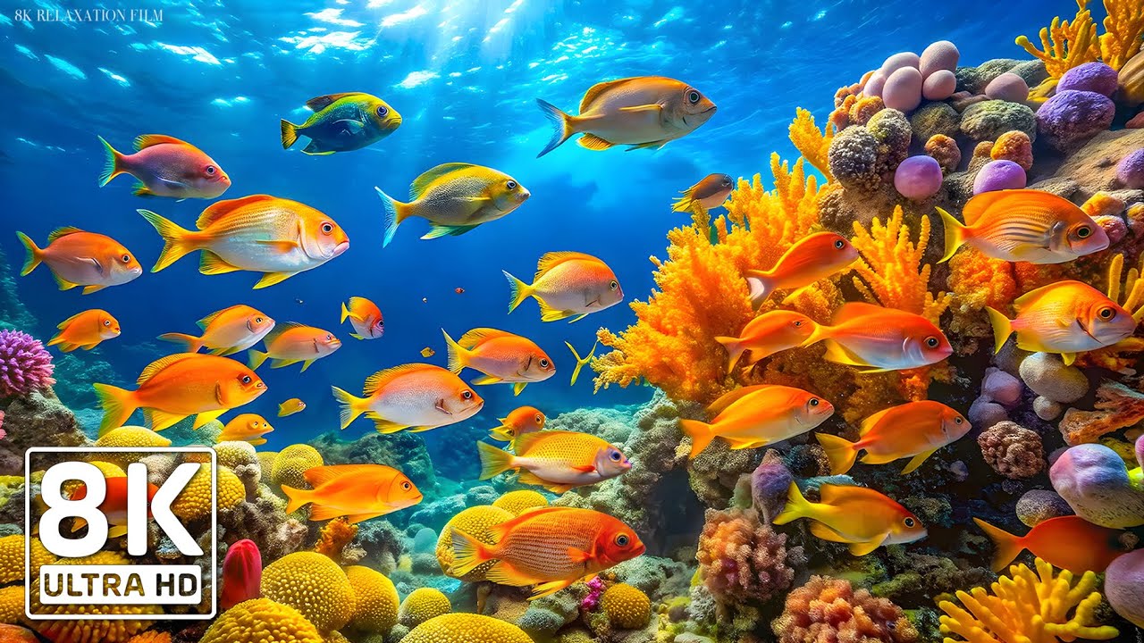 Amazing 8K Ocean Adventure 🐳 Dive Deep and Marvel at Sea Animal in The Best 8K ULTRA HD Aquarium #4