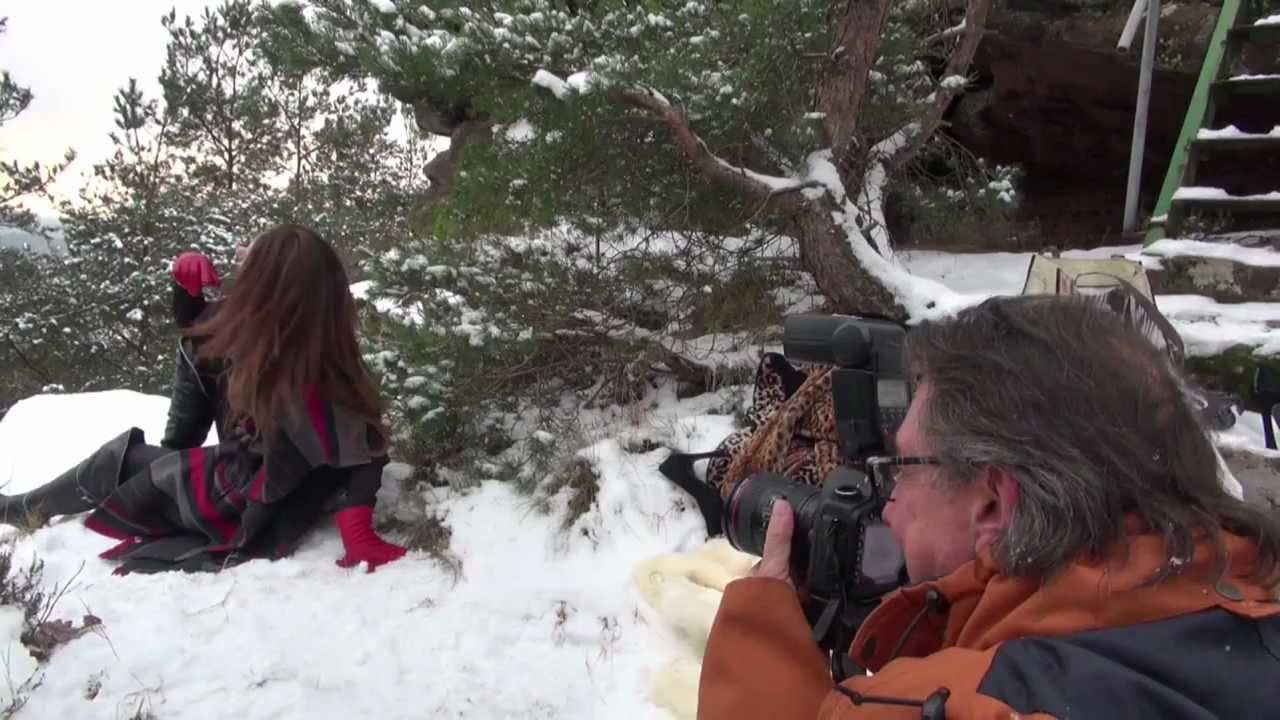 Fotoshooting im Pfaelzer Wald Fotograf Harald Kroeher mit Misses Rheinland - Pfalz 2013 Clip 2