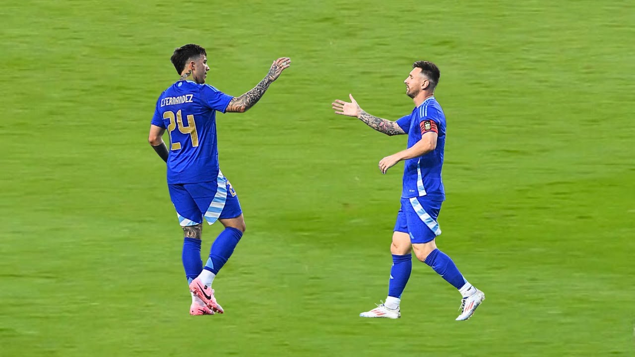 Enzo Fernández Plays BEAUTIFUL Football for Argentina