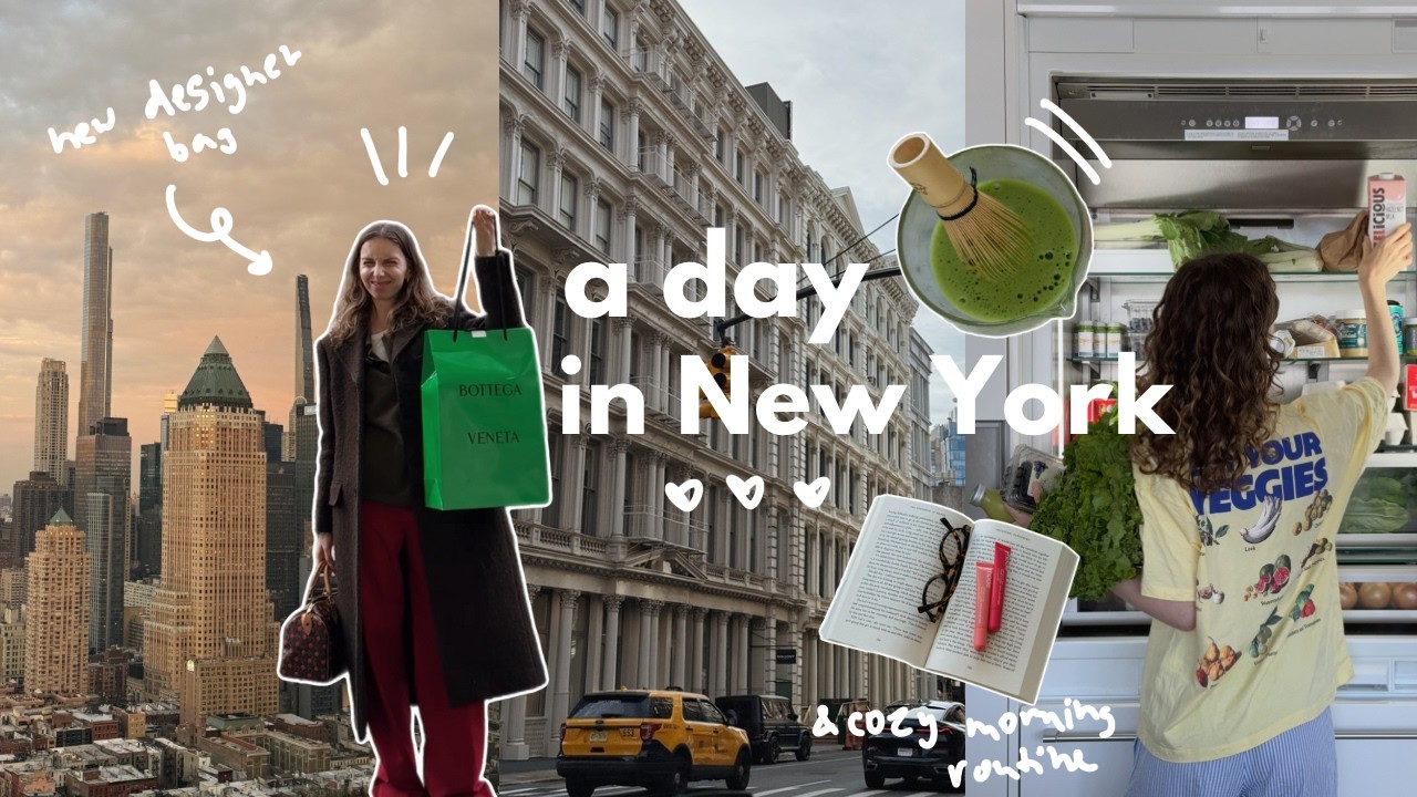 a day in New York 🍨 plastic surgery, morning routine, new designer bag