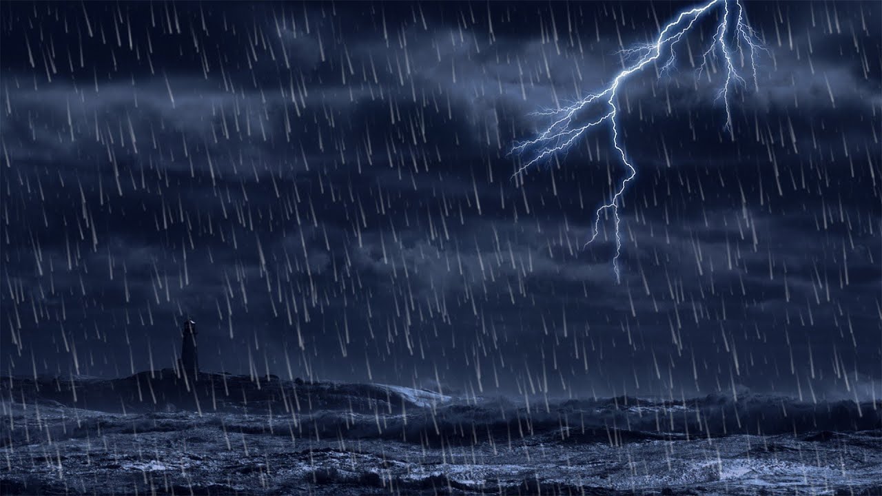 Tormenta en el mar DUERME BIEN TODAS las NOCHES | Sonidos de tormenta para dormir