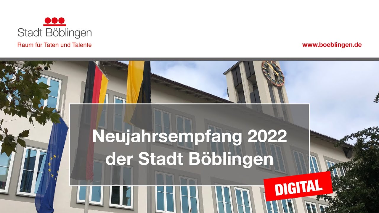 Neujahrsempfang der Stadt Böblingen 2022 - HD