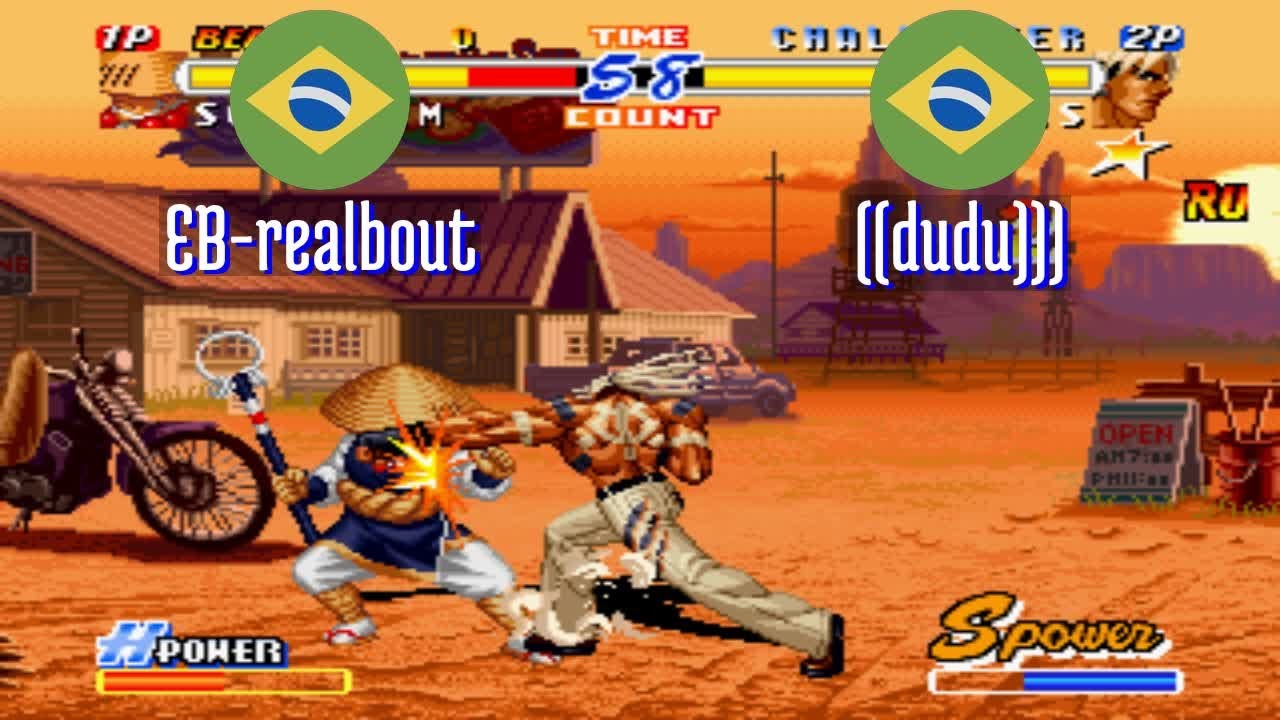FT5 @rbff2h: EB-realbout (BR) vs ((dudu))) (BR) [Real Bout Fatal Fury 2 rbff2 Fightcade] Jan 14