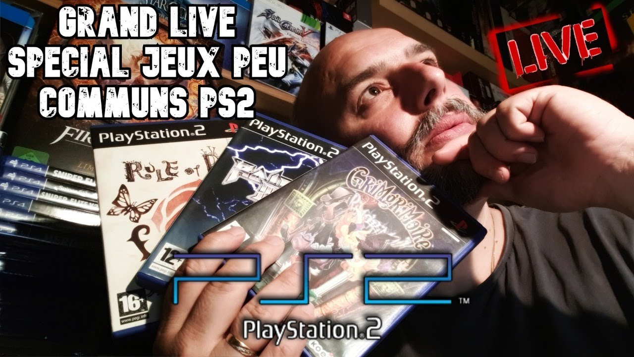GRAND LIVE SPÉCIAL JEUX PEU COMMUNS PS2