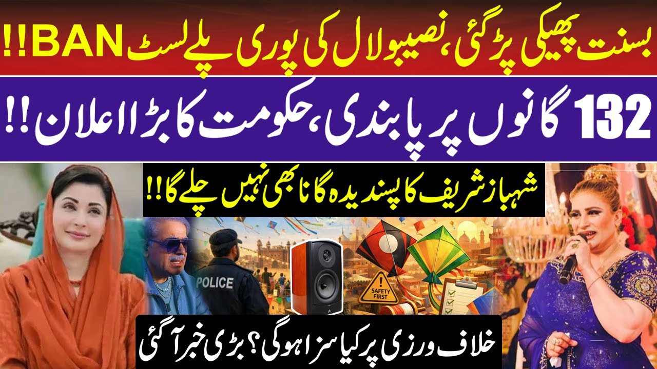 Basant In Lahore | Punjab Govt Banned 132 Vulgar Songs | Naeem Hanif | RNN TV