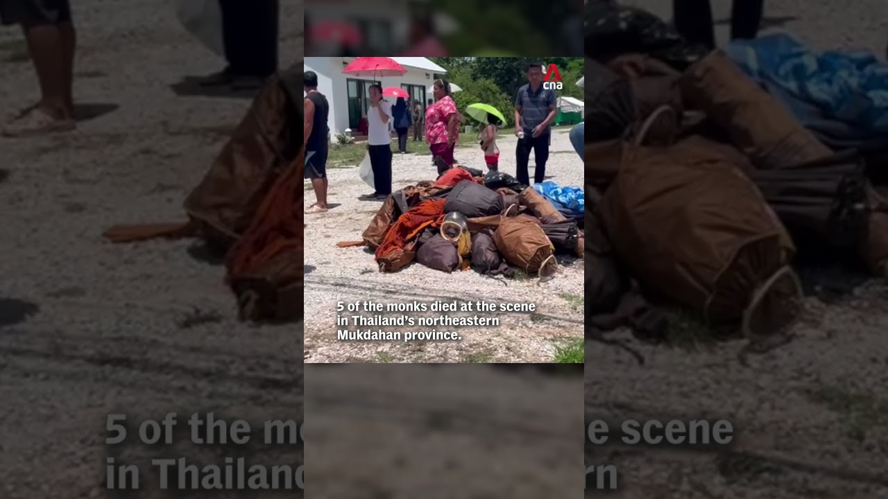 Death toll rises to 10 after child driver crashes into monks in Thailand