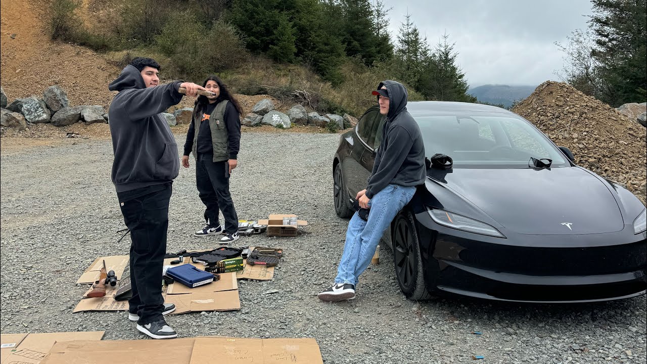 BUYING MY FIRST GUN // SHOOTING WITH THE HOMIES *GLOCK 43x*