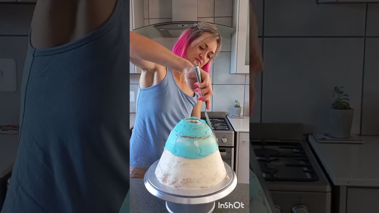 Princess Elsa dress cake!