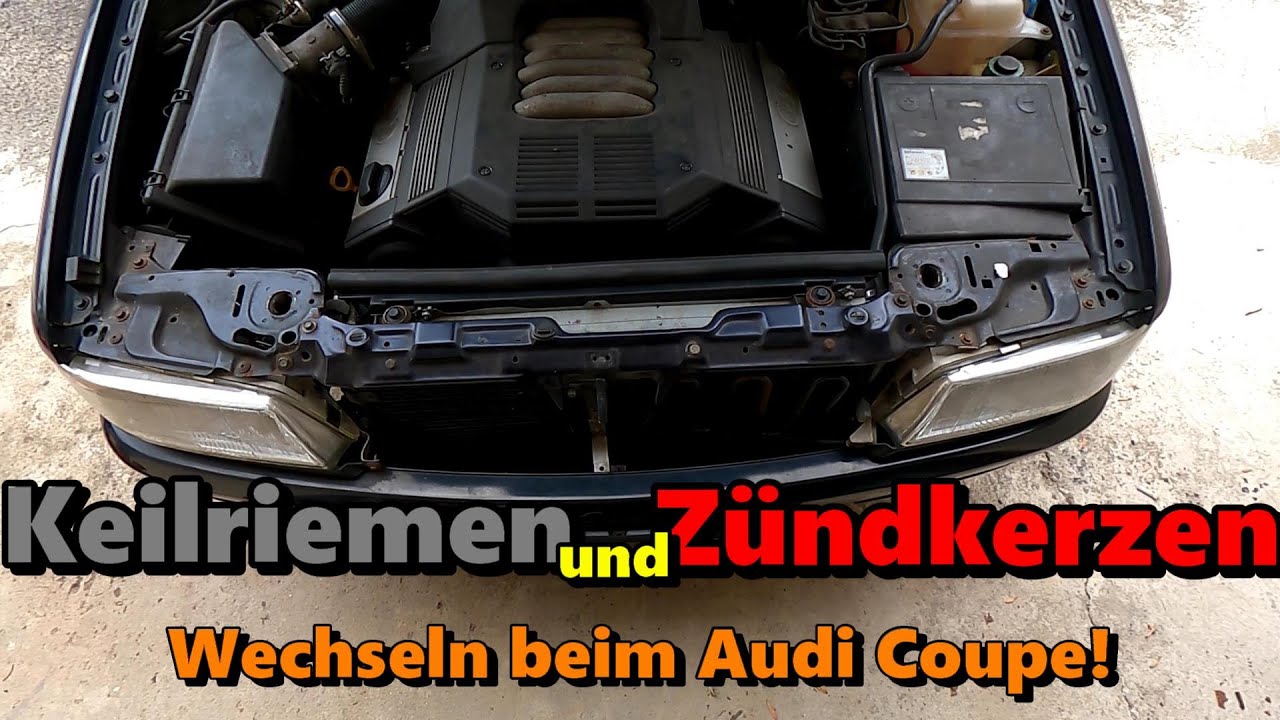 Schnell Geschraubt! Keilriemen und Zündkerzen wechseln beim Audi Coupe!