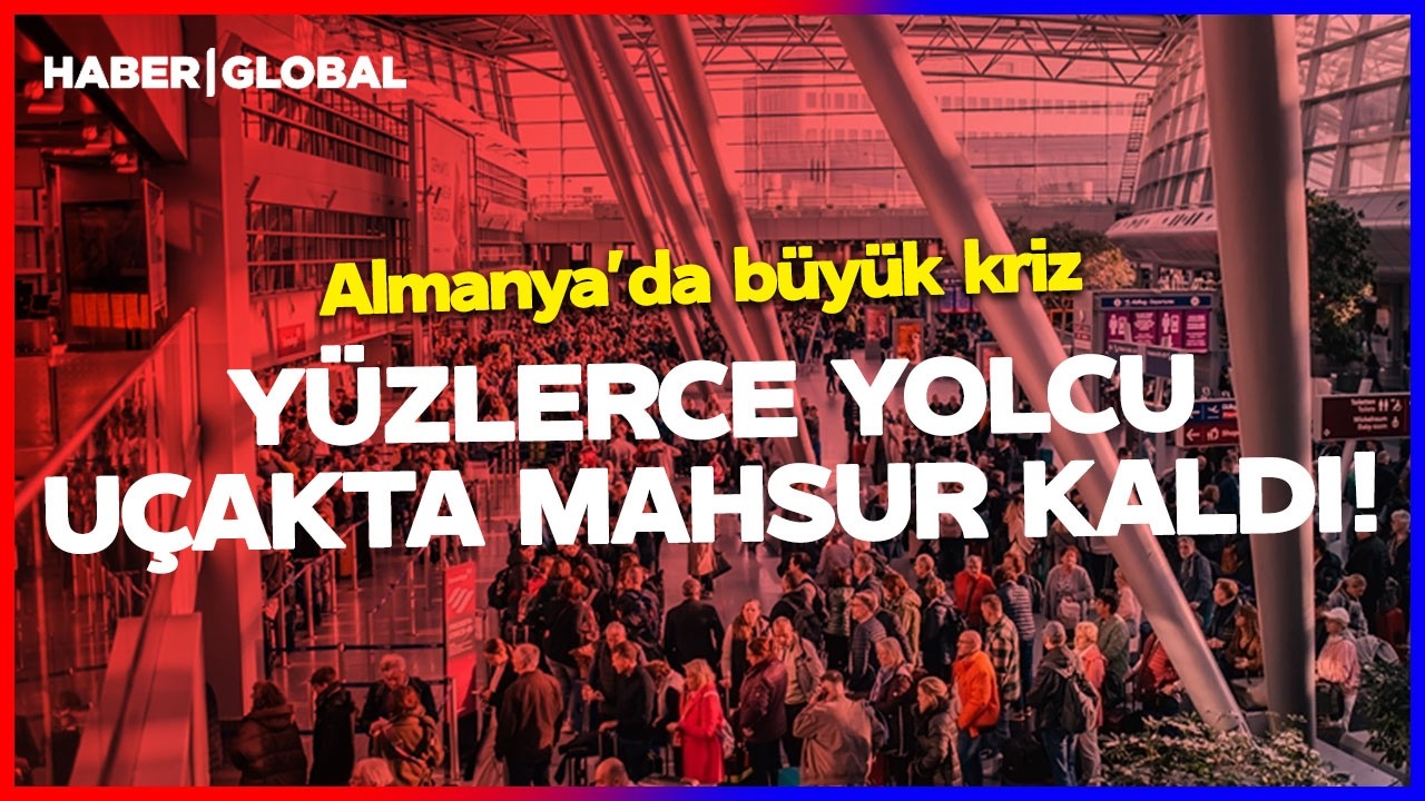 Münih Havalimanı'nda Kabus! Yüzlerce Yolcu Uçaklara Kilitlendi