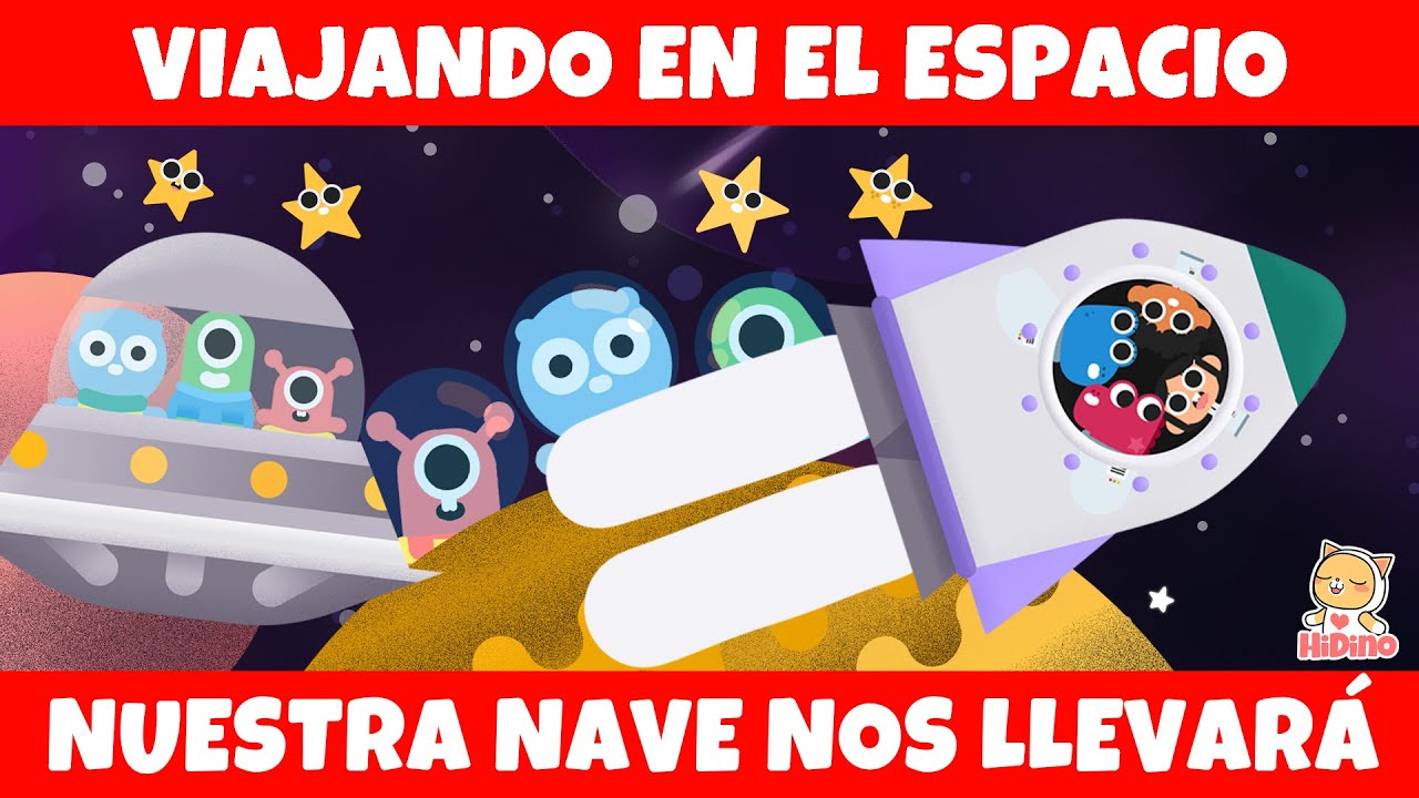 Viajando En El Espacio | Aventura al Universo | HiDino Canciones Para Niños