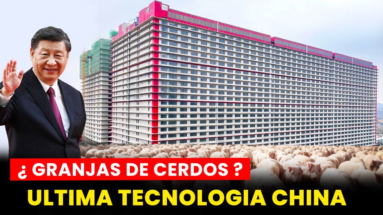 MODELO DE GRANJA DE CERDOS DE $4Mil Millones EN EDIFICIO DE 26 PISOS ¡Lo Último en Tecnología CHINA!