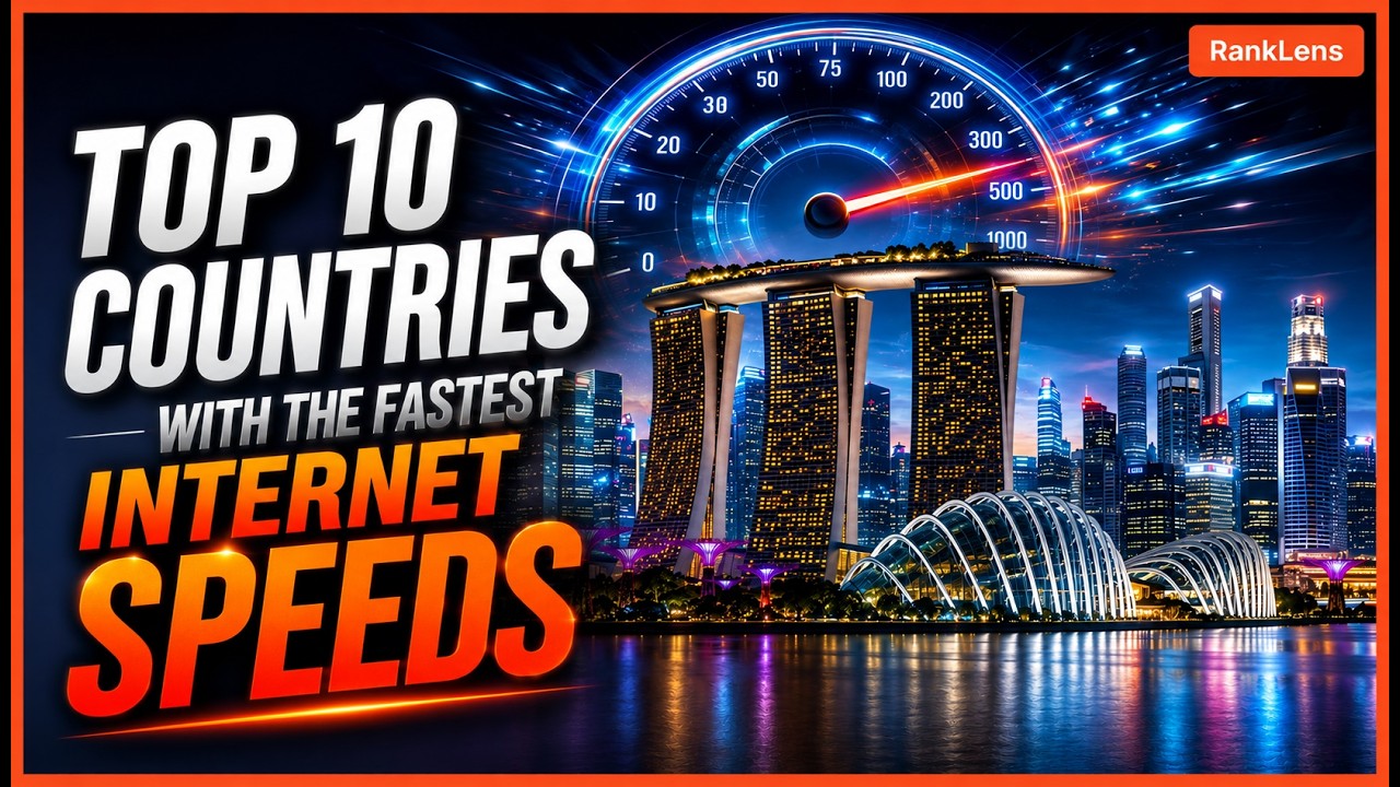 Top 10 Countries with the Fastest Internet Speeds
