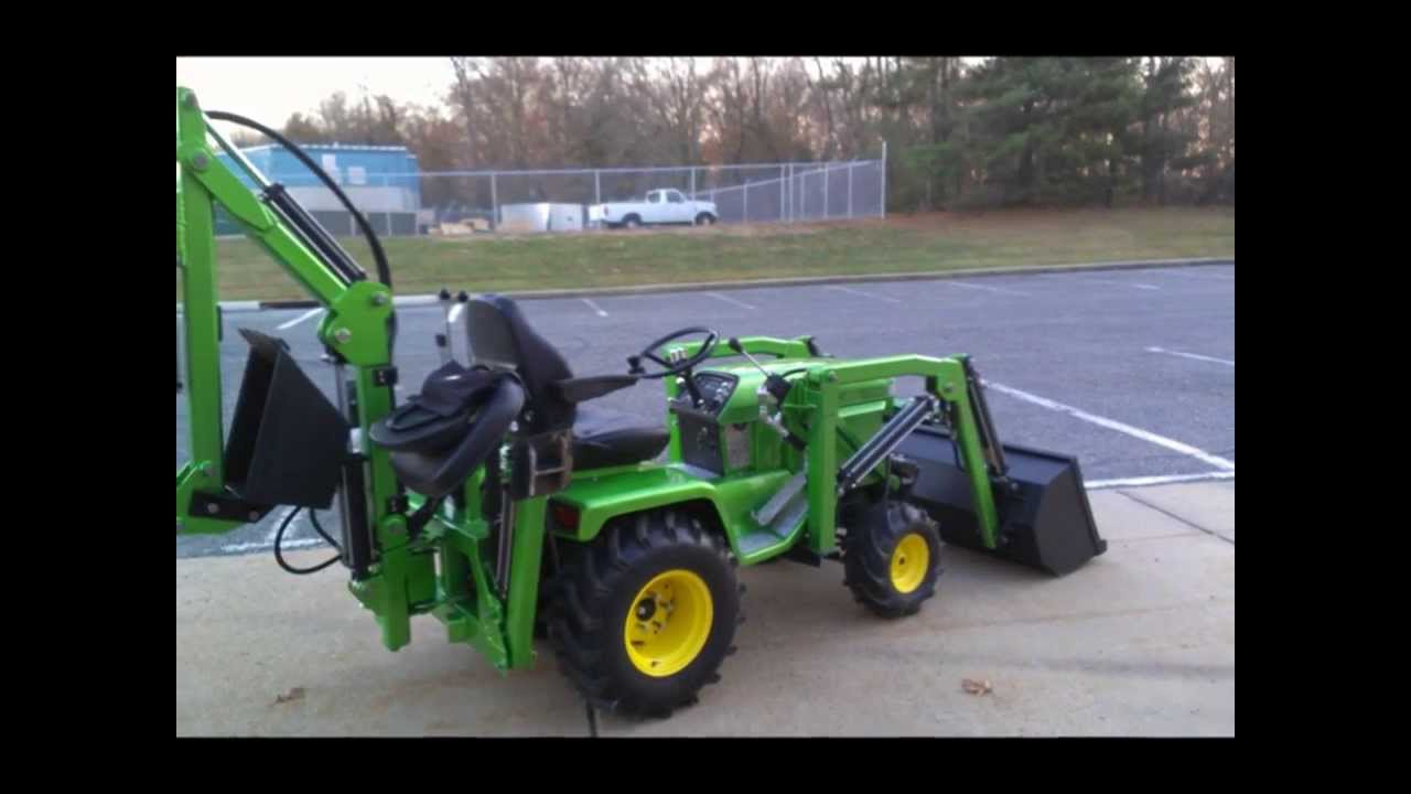 John Deere 322 Custom Front End Loader Backhoe Build