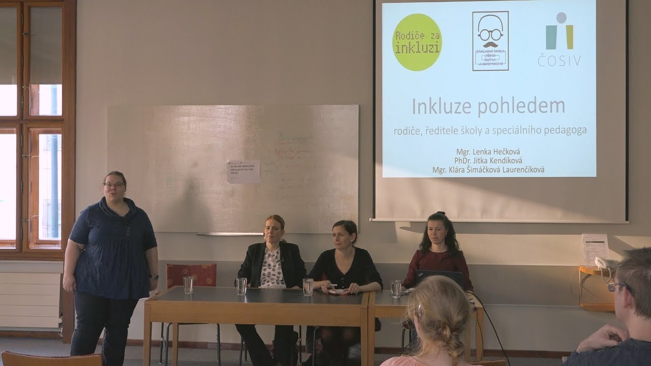 Lenka Hečková, Jitka Kendíková, Klára Laurenčíková - Inkluze zdarma (ÚMKP 3.4.2019)