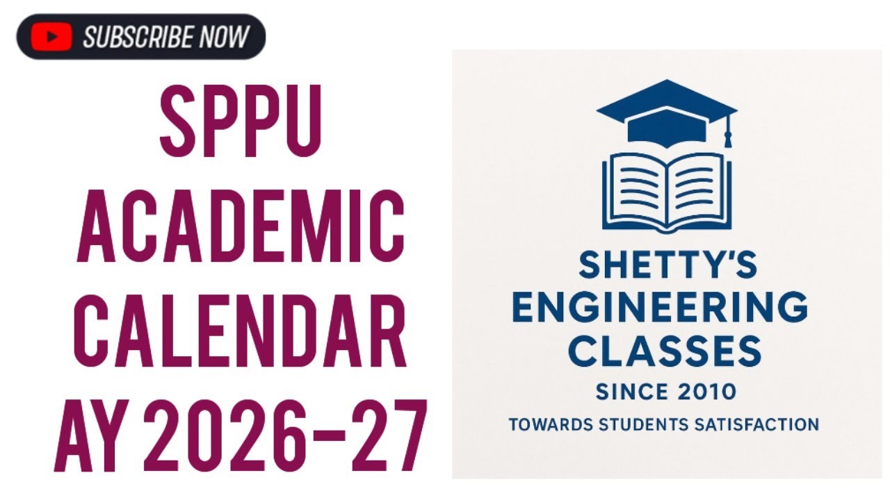 SPPU Academic Calendar 2026-27 || Insem || Endsem ||