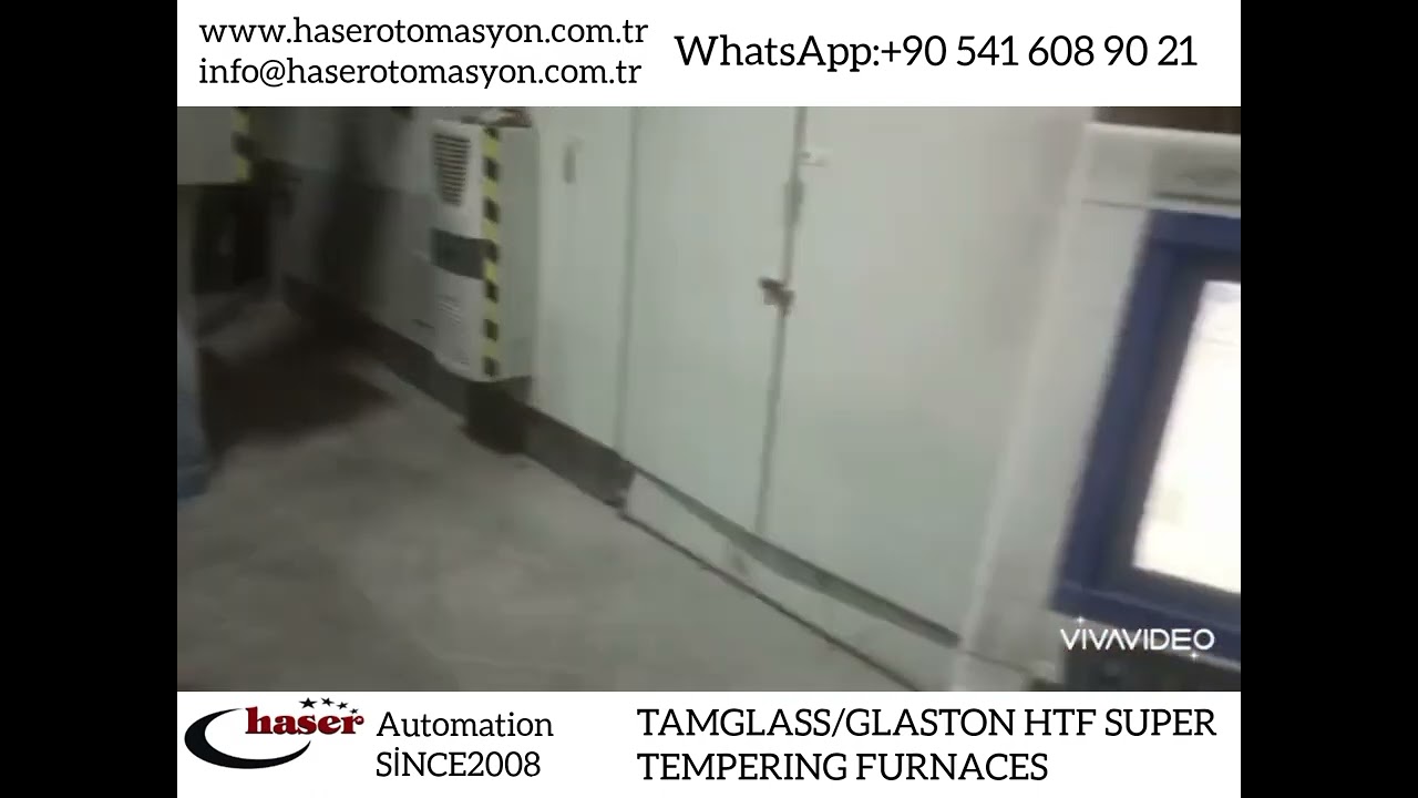 Tamglass/Glaston HTF SUPER cam tavlama fırınları arıza tespit elektrik elektronik sistemleri bakım